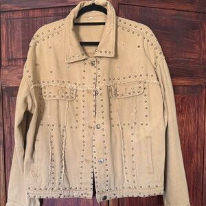 Studded Tan Jacket